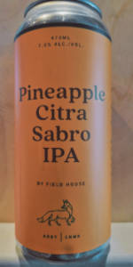 Pineapple Citra Sabro IPA