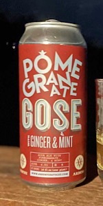 Pomegranate Gose with Ginger & Mint