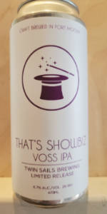 That's Showbiz Voss IPA