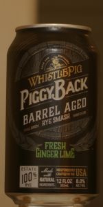 PiggyBack Barrel Aged Smash: Fresh Ginger Lime