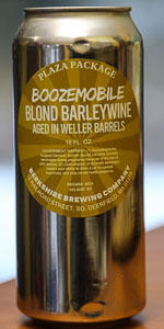 Plaza Package Boozemobile Blonde Barleywine aged in Weller Barrels