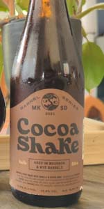Cocoa shake aged in bourbon and rye barrels - vanilla edition