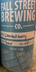 Crandallberry Sour