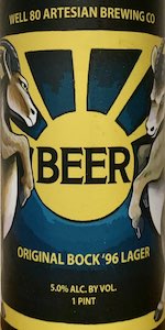 Original Bock '96 Lager