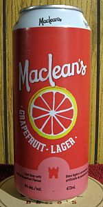 MacLean's Grapefruit Lager