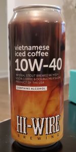 10W-40 Vietnamese Iced Coffee