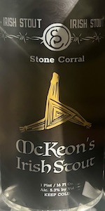 McKeonâs Irish Stout