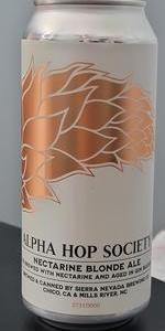 Alpha Hop Society: Barrel-Aged Nectarine Blonde Ale