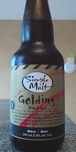 Simple Malt Golding Pale Ale