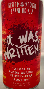 It Was Written - Tangerine Blood Orange Prickly Pear