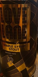 Love Lane Maple Syrup Stout