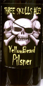 Three Skulls Yellowbeard Pilsner