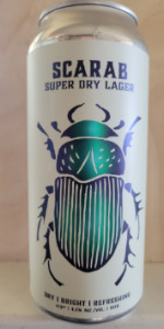 Scarab Super Dry Lager