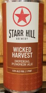 Wicked Harvest Imperial Pumpkin Ale