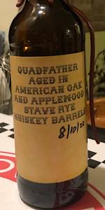 The Quadfather - Widow Jane American Oak & Applewood Stave Rye Whiskey Barrels