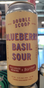 Double Scoop Blueberry Basil Sour