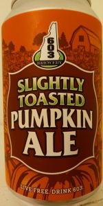 Slightly Toasted Pumpkin Ale
