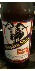 Wooden Shoe Bock Beer