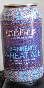Advent Beers - Cranberry Wheat Ale