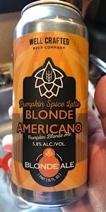 Pumpkin Spice Latte Blonde Americano