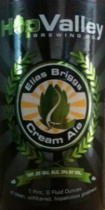 Elias Briggs Cream Ale