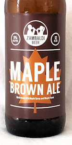 Maple Brown Ale