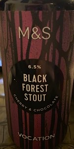 M&S Black Forest Stout