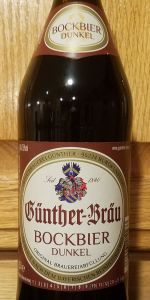 GÃ¼nther BrÃ¤u Bockbier Dunkel