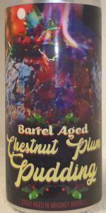 Barrel-Aged Chestnut Plum Pudding