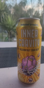 Colossal Brewing: Inner Gravity Passionfruit Sour Beer