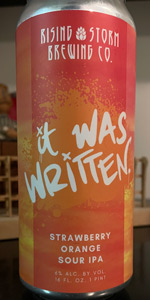 It Was Written - Strawberry Orange