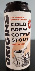 Origins: Columbian Single Origin Maple Vanilla