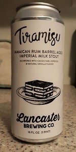 Tiramisu Jamaican Rum Barrel Aged