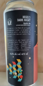 Hegel's Dark Night Black IPA