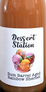 Dessert Station - Rum Barrel Aged Rainbow Sherbet