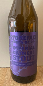 Imperial Oatmeal Stout Rye Barrel