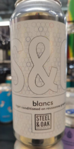 BLANCS LAGER CONDITIONED ON ROUSANNE GRAPES