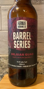 Barrel Series: Belgian Quad aged in Rum barrels