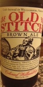 Old Stitch | Alewerks Brewing Company | BeerAdvocate