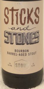 Sticks & Stones Bourbon Barrel Aged Stout