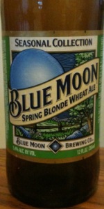Blue Moon Spring Blonde Wheat Ale