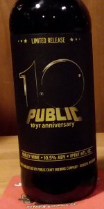 10 Yr Anniversary Barleywine