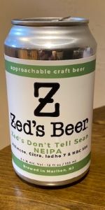 Zed's Don't Tell Sean NEIPA