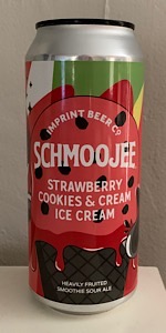 Schmoojee Strawberry Cookies & Cream Ice Cream