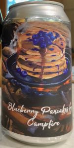 Blueberry Pancakes By Campfire
