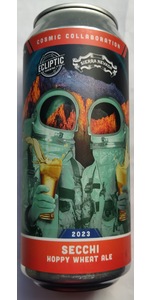 Cosmic Collaboration: Secchi Hoppy Wheat Ale