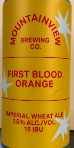 First Blood Orange