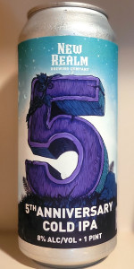 5th Anniversary Cold IPA