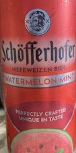 Schofferhofer Watermelon Mint Hefeweizen