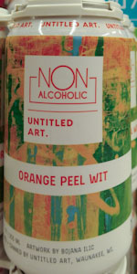 Non-Alcoholic Orange Peel Wit